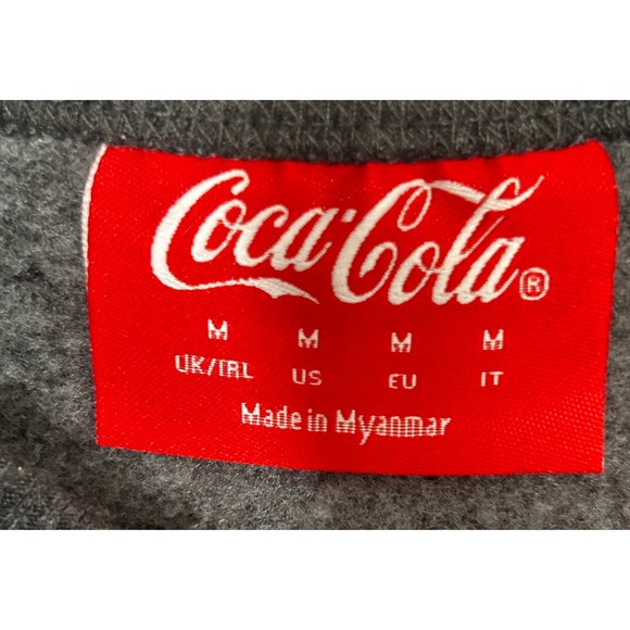 Coca-Cola Christmas Semi Truck Gray Sweatshirt Adult Size Medium - Picture 3 of 5